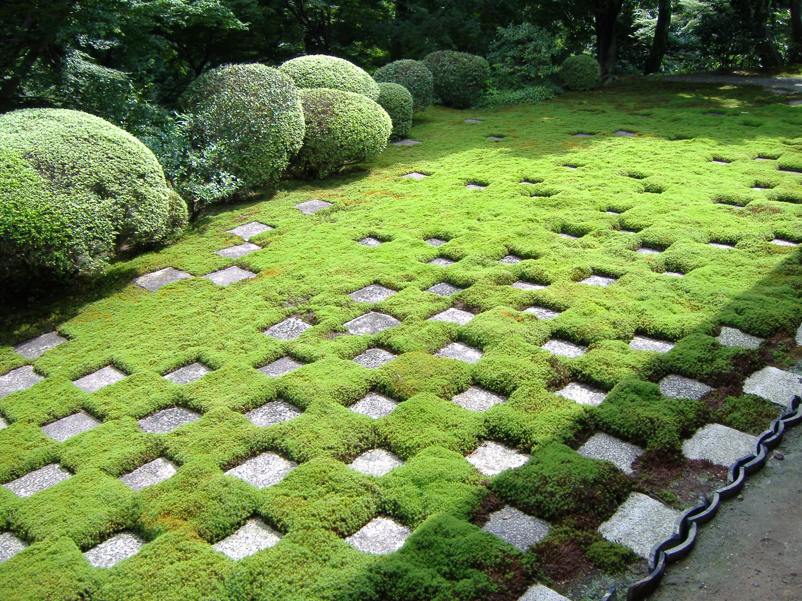 Symmetric small garden